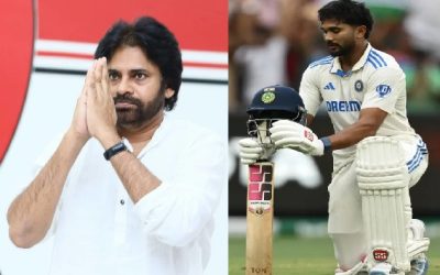 నితీష్ రెడ్డి ని అభినందించిన డిప్యూటీ సీఎం పవన్ కళ్యాణ్