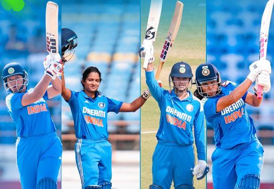 భారత మహిళల క్రికెట్ జట్టు రికార్డు స్కోరు