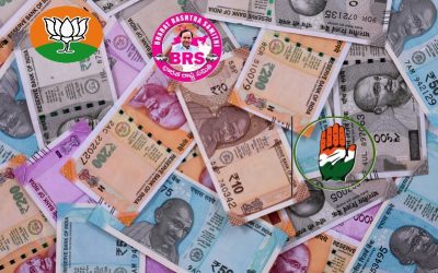 రాజకీయ పార్టీల దగ్గర మూలుగుతున్న 12, 872 కోట్లు