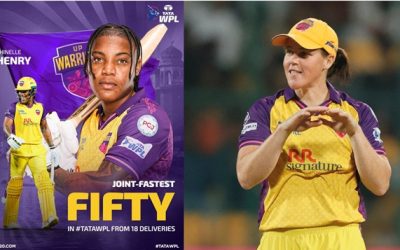 WPL : హారిస్ హ్యాట్రిక్ ; యూపీ వారియర్స్ కు మొదటి విజయం