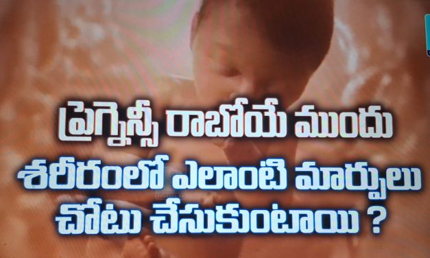 ప్రెగ్నన్సీ రాబోయేముందు శరీరంలో  చోటు చేసుకునే మార్పులు