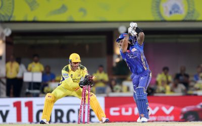 రోహిత్ శర్మ డక్ అవుట్ ; ముంబై ఇండియన్స్ స్కోర్ 155