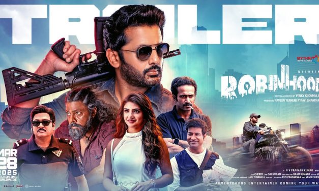 రాబిన్ హుడ్ ట్రైలర్ విడుదల ; చివర్లో డేవిడ్ వార్నర్ ఎంట్రీ