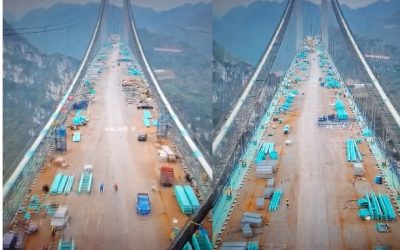 చైనా లో ప్రపంచంలోనే ఎత్తయిన వంతెన