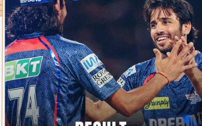 హోరాహోరీ పోరులో కె కె ఆర్ పై LSG 4 పరుగుల తేడాతో విజయం