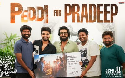 పెద్ది కి టికెట్ అమ్మిన ప్రదీప్ ; సత్య ని షూట్ కి రమ్మన్న చరణ్