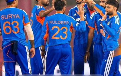 నాలుగవ టి 20 : భారత జట్టు విజయ లక్ష్యం 216 పరుగులు