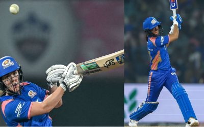 WPL : ముంబై ఇండియన్స్ 195/4 ; రాణించిన హర్మన్, బృంట్