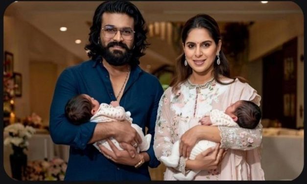 మెగా వార‌సుల బారసాల.. ఏం పేర్లు పెట్టారంటే?